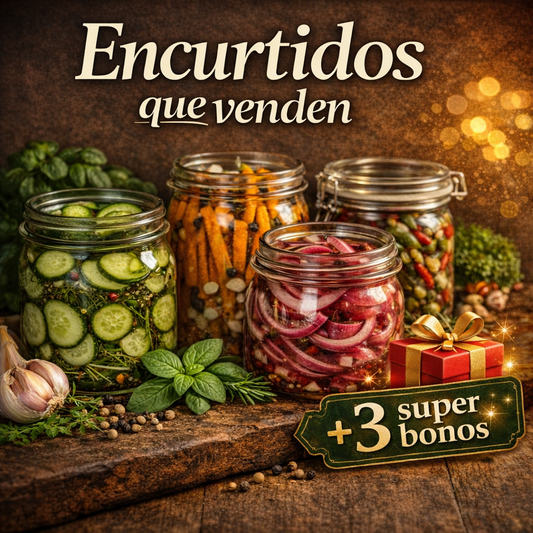 Encurtidos que Venden + 3 Bonos: Empezá a generar ingresos desde casa con recetas simples y vendibles