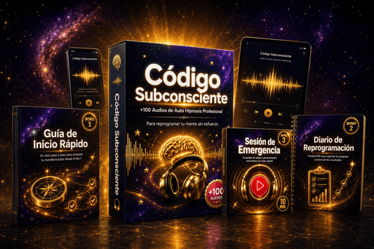 Código Subconsciente + 3 Bonos: Libérate del Estrés, la Ansiedad y los bloqueos mentales